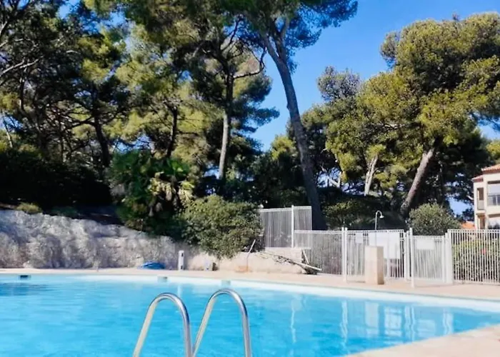 Avec Piscine Parking A 250 M De La شقة *